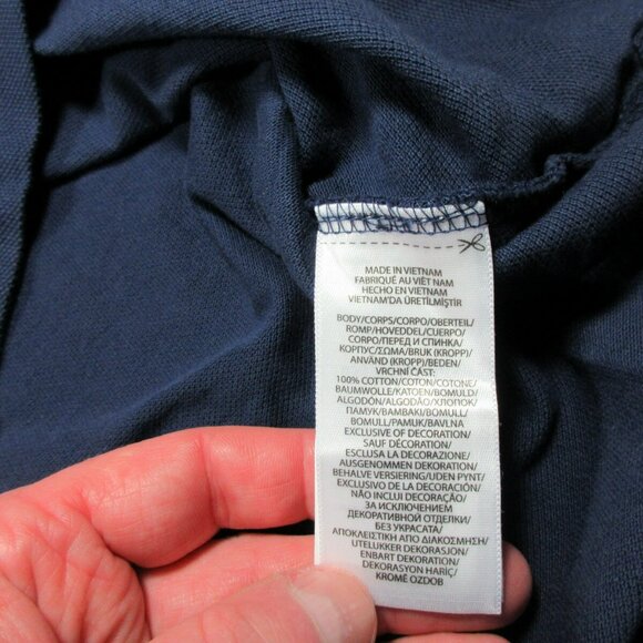 POLO Ralph Lauren mens solid navy mesh polo 4XB BIG NWT - Picture 6 of 6